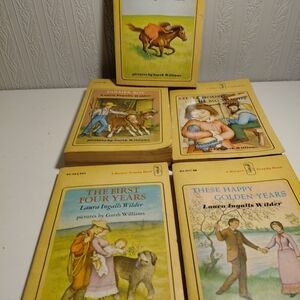 Laura Ingalls Wilder Books Lot Of 5